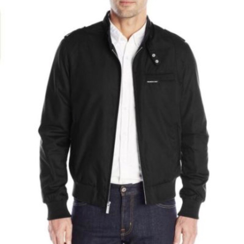 Members Only Original Black Racer Jacket